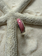 Conch Inlay Sterling Silver Ring - LarimarOcean
