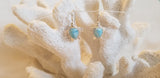 LARIMAR & STERLING SILVER TURTLE EARRINGS - LarimarOcean