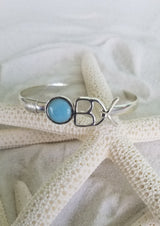 Larimar & Sterling Silver OBX Bracelet - LarimarOcean